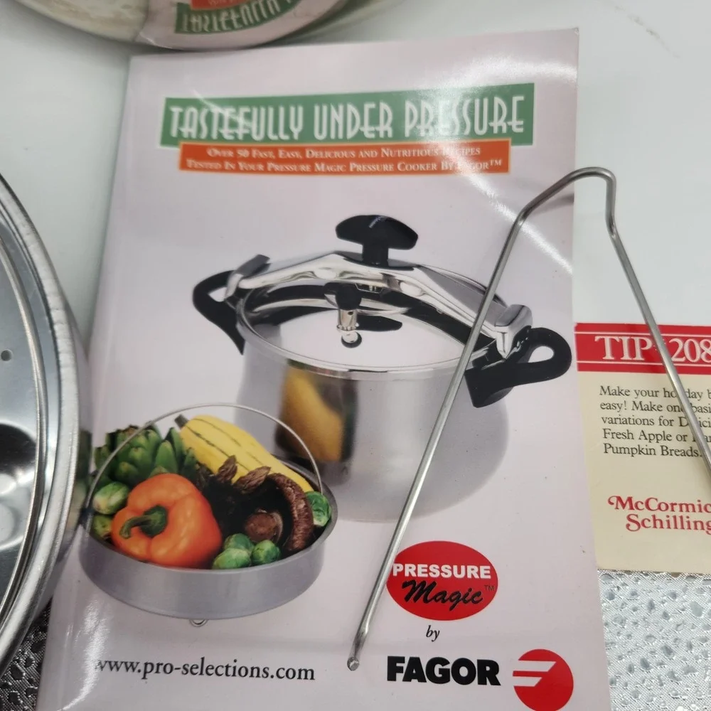 Fagor Pro Selections Pressure Magic 6L Stainless Pressure Cooker Spain Complete